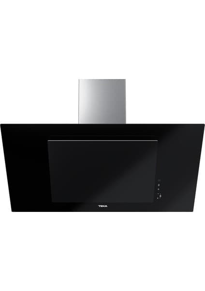 Teka - DVT 98660 TBS BK - Duvar Tipi Davlumbaz - 698 m³/h - Inox/Siyah Cam - 90 cm - 112930043