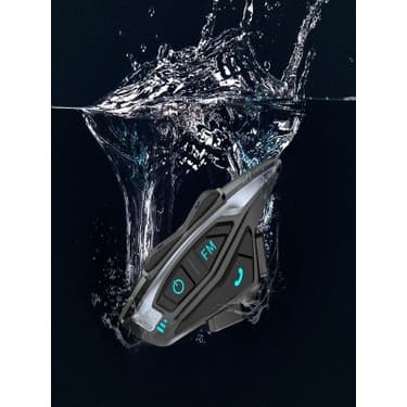 ÇELİKWORK IP65 Su Geçirmez 2 Kişi 1KM Grup İNTERKOM Müzik Paylaşımlı Motosiklet Motor Telsiz Kask Kulaklığı 3