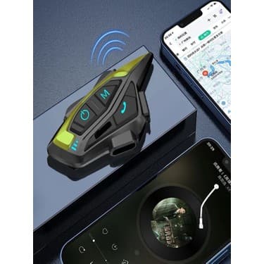 ÇELİKWORK IP65 Su Geçirmez 2 Kişi 1KM Grup İNTERKOM Müzik Paylaşımlı Motosiklet Motor Telsiz Kask Kulaklığı 4