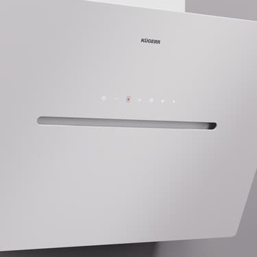 Kügerr D8 60 cm Beyaz Sessiz Davlumbaz 2