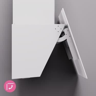 Kügerr D8 60 cm Beyaz Sessiz Davlumbaz 4