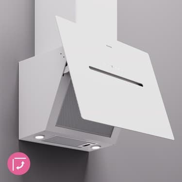 Kügerr D8 60 cm Beyaz Sessiz Davlumbaz 5