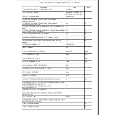 Toshiba 65UA3E63DT 65" 165 Ekran Dahili Uydu Alıcılı 4K Ultra HD Smart DLED TV 7