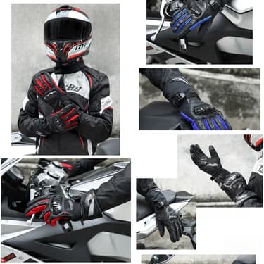 Suomy Geceleri Sıcak Su Geçirmez Anti-Şok Anti-Şok Yansıtıcı Motosiklet Eldivenleri (Yurt Dışından) 4