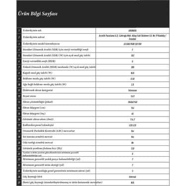 Grundig 65GHQ9500 65" 165 Ekran Uydu Alıcılı 4K Ultra HD Smart LED TV 6