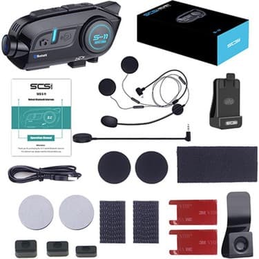SCS S11 Kameralı Bluetooh ve Intercom 3