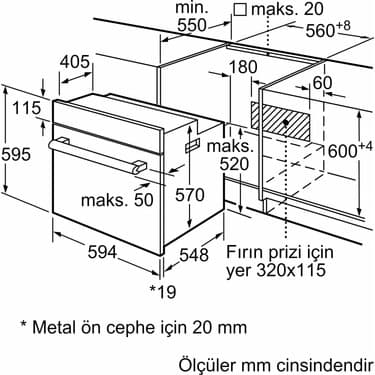 Siemens HB514FBR0T Ankastre Fırın 4