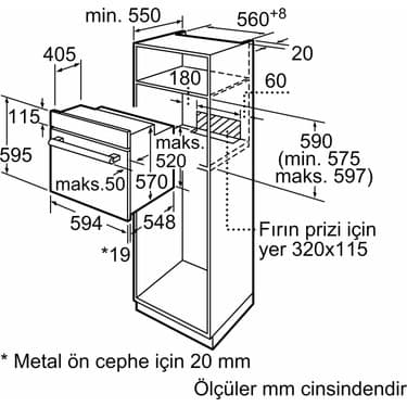 Siemens HB514FBR0T Ankastre Fırın 7