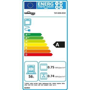 Tommatech TAF6006BSM Ankastre Elektrikli Fırın 4