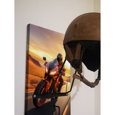 Ggart Decoration Motosiklet Kask Askısı, Motor Kask Askısı, Bajaj, Gogo, Andes, Ls2, Axxis, Nexx Vb GG91 5