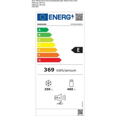 Samsung RF65DG90BESLTR 650 Lt, Gardırop Tipi No-Frost Buzdolabı, Üçlü Soğutma, Wi-Fi 6