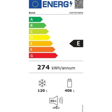 Bosch KGN76VWE0N E Enerji Sınıfı 526 lt No Frost Buzdolabı 3