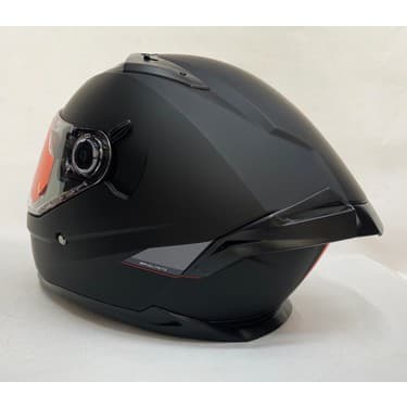 MT Braker Sv A1 Mat Siyah - Şefaf Vizörlü- Iç Güneş Vizörlü - Kapalı Motosiklet Kaskı 3