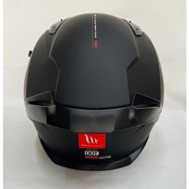 MT Braker Sv A1 Mat Siyah - Şefaf Vizörlü- Iç Güneş Vizörlü - Kapalı Motosiklet Kaskı 4