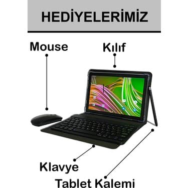 Wenn Tab Ultra 10.4" 8gb Ram 128 GB Hafıza 2000X1200 8 Çekirdek Işlemci Android 12 2