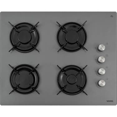 Vestel Eğik Gri Cam Ankastre Set 2 (Fırın, Ocak, Davlumbaz) 3