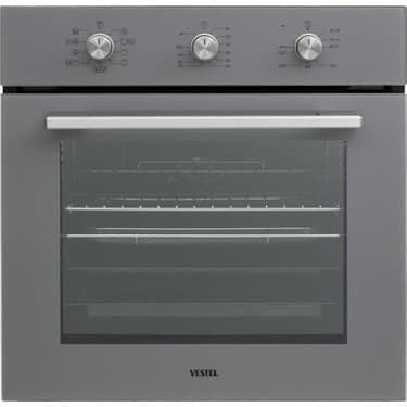 Vestel Eğik Gri Cam Ankastre Set 2 (Fırın, Ocak, Davlumbaz) 4