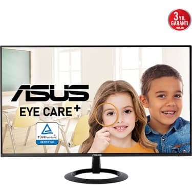 Asus VZ27EHF 27 IPS FREESYNC 1920x1080 1MS 100HZ HDMI VESA 3YIL EYECARE, FLICKER-FREE,CERCEVESIZ,DUSUK MAVI ISIK Monitör 4