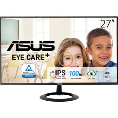Asus VZ27EHF 27 IPS FREESYNC 1920x1080 1MS 100HZ HDMI VESA 3YIL EYECARE, FLICKER-FREE,CERCEVESIZ,DUSUK MAVI ISIK Monitör 2