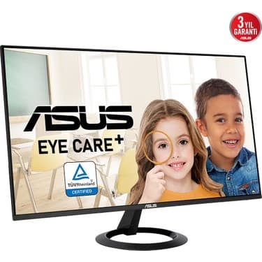 Asus VZ27EHF 27 IPS FREESYNC 1920x1080 1MS 100HZ HDMI VESA 3YIL EYECARE, FLICKER-FREE,CERCEVESIZ,DUSUK MAVI ISIK Monitör 6
