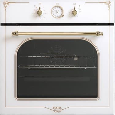 Vestel Rustik Beyaz Ankastre Set (AD-60041 RB Davlumbaz, AF-7688 RB Fırın, AO-6104 YRB Ocak) 3