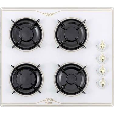 Vestel Rustik Beyaz Ankastre Set (AD-60041 RB Davlumbaz, AF-7688 RB Fırın, AO-6104 YRB Ocak) 4