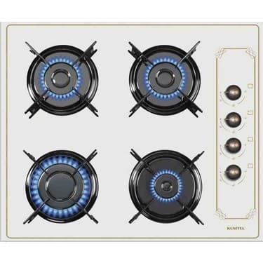 Kumtel Ankastre 2 Li Kumandalı Rustik Beyaz 2