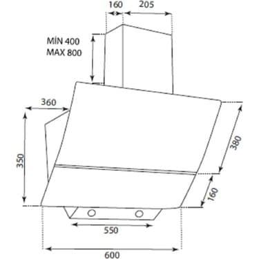 Kumtel Ankastre 2 Li Kumandalı Rustik Beyaz 4