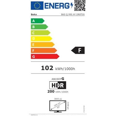 Beko Crystal 9 Nano QLED 65” 165 Uydu Alıcılı 4K Ultra HD QLED TV 4