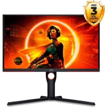 AOC 24.5" 25G3ZM/BK 240Hz 0.5ms HDMI DP AdaptiveSync FHD VA Gaming Monitör 2