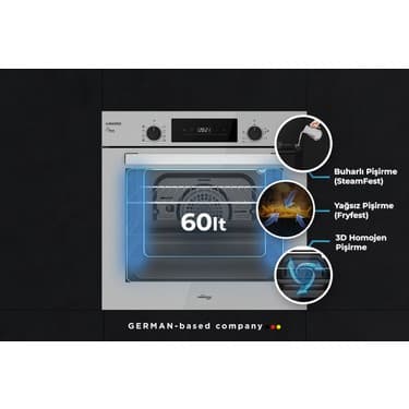 Tommatech TAF6005SS Ankastre Elektrikli Fırın 2