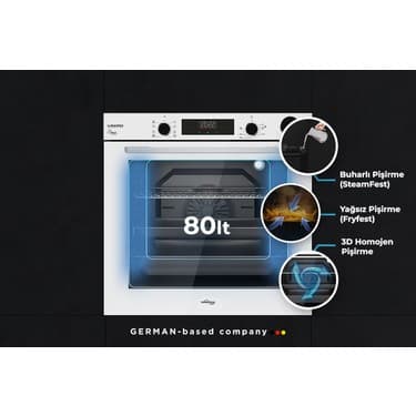 Tommatech TAF6004WSP Ankastre Elektrikli Fırın 2