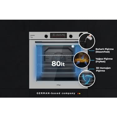 Tommatech TAF6003SSP Ankastre Elektrikli Fırın 2