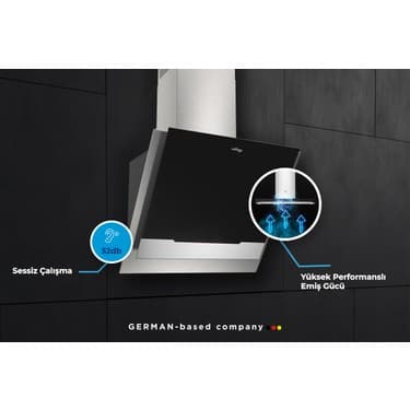 Tommatech TDE6002BGI Duvar Tipi Davlumbaz 60 cm Inox 2