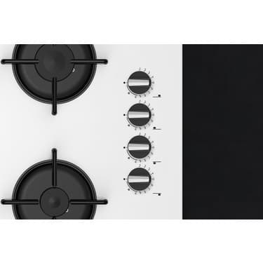 Tommatech TAO6001WG Ankastre Gazlı Ocak 65 cm Beyaz Cam 3