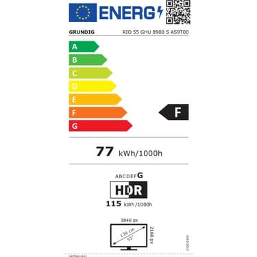 Grundig Rıo 55 GHU 8900 S 55" 139 Ekran Uydu Alıcılı 4K Ultra HD Smart LED TV 4