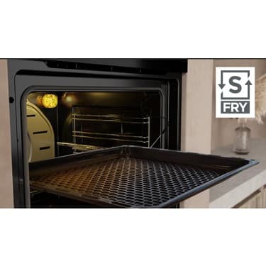 Silverline BO65P4W01 Buhar Destekli + Airfryer Özellikli Ankastre Fırın Beyaz 2