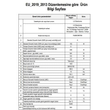 LG 75QNED80T6A 75" 190 Ekran Uydu Alıcılı 4K Ultra HD Smart LED TV 4