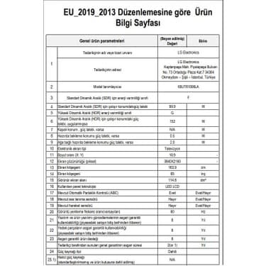 LG 65UT81006 65" 165 Ekran Uydu Alıcılı 4K Ultra HD Smart LED TV 6
