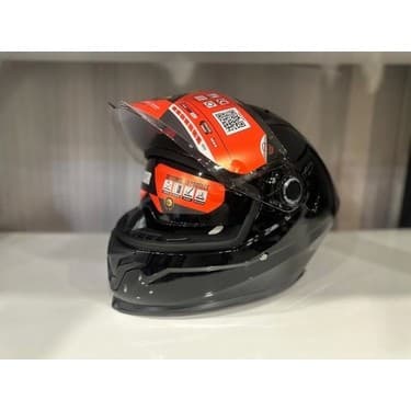 MT Braker Sv Solid A1 Parlak Siyah Kask 2