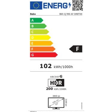 Beko B65 Q 990 AY 65" 165 Ekran Uydu Alıcılı 4K Ultra HD Smart LED TV 4