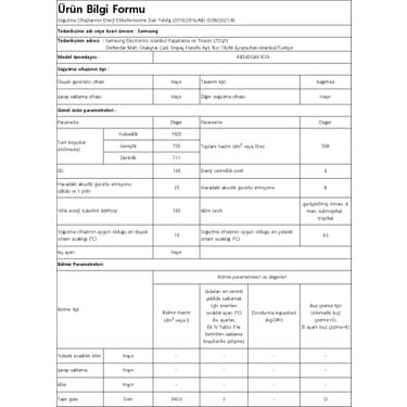 Samsung RB50DG601ES9TR 508 Lt Alttan Donduruculu No-Frost Buzdolabı, Wi-Fi 8