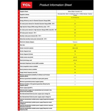 TCL 75T7BG 75" 190 Ekran Dahili Uydu Alıcılı 4K Ultra HD Smart QLED TV 4
