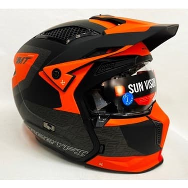 MT Streetfighter Sv Totem B4 Modüler Motosiklet Kaskı Mat Renk 4