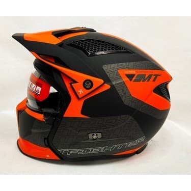 MT Streetfighter Sv Totem B4 Modüler Motosiklet Kaskı Mat Renk 5