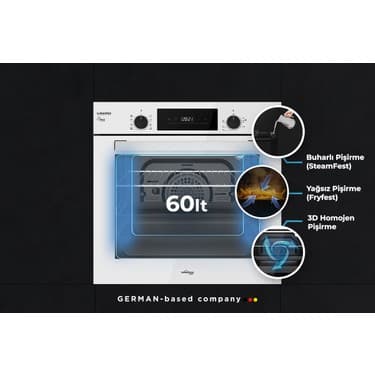 Tommatech TAF6005WS Ankastre Elektrikli Fırın 2