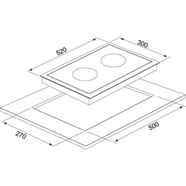Silverline CS5411B01 Ankastre Ocak 2