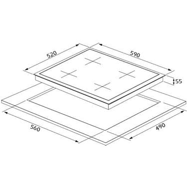Silverline CS5343B01 Ankastre Ocak 3