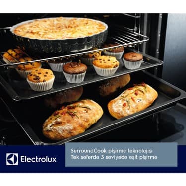 Electrolux KOCBP39X Steamcrisp Buharlı Pirolitik Ankastre Fırın 2