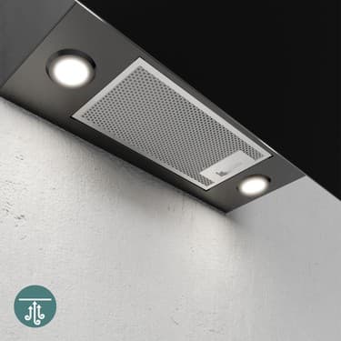 Kügerr D8 60 cm Siyah Cam Ankastre Sessiz Davlumbaz 4